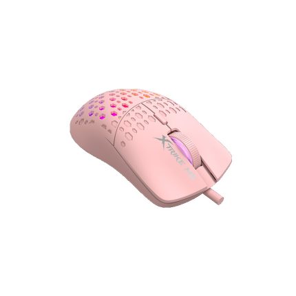 Miš X-trike me GM-209P gaming, pink LED RGB