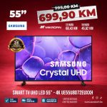 SAMSUNG - TV 55" 4K UHD 2025 UE55U8072FUXXH