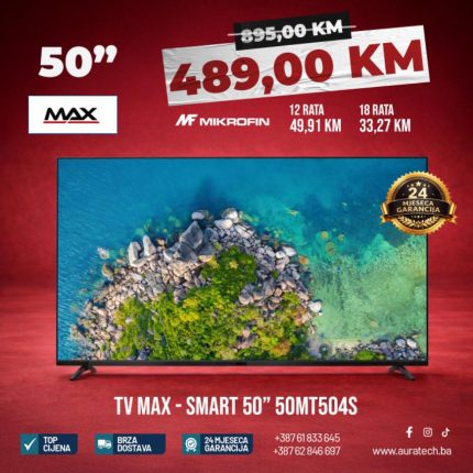 MAX - TV SMART 50" 50MT504S