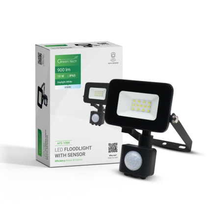 GREEN TECH - LED reflektor sa senzorom AFS-10BK