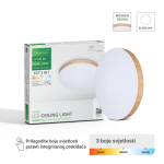 GREEN TECH CLE-36W LED Plafonjera 36 W | 3CCT