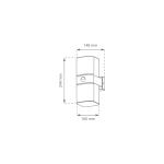 GREEN TECH - LED zidna svijetiljka sa senzorom KFS-056 - Image 4