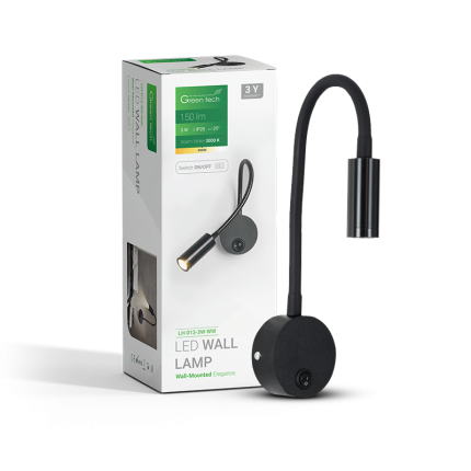 GREEN TECH - LED zidna lampa LH-013-3W-WW