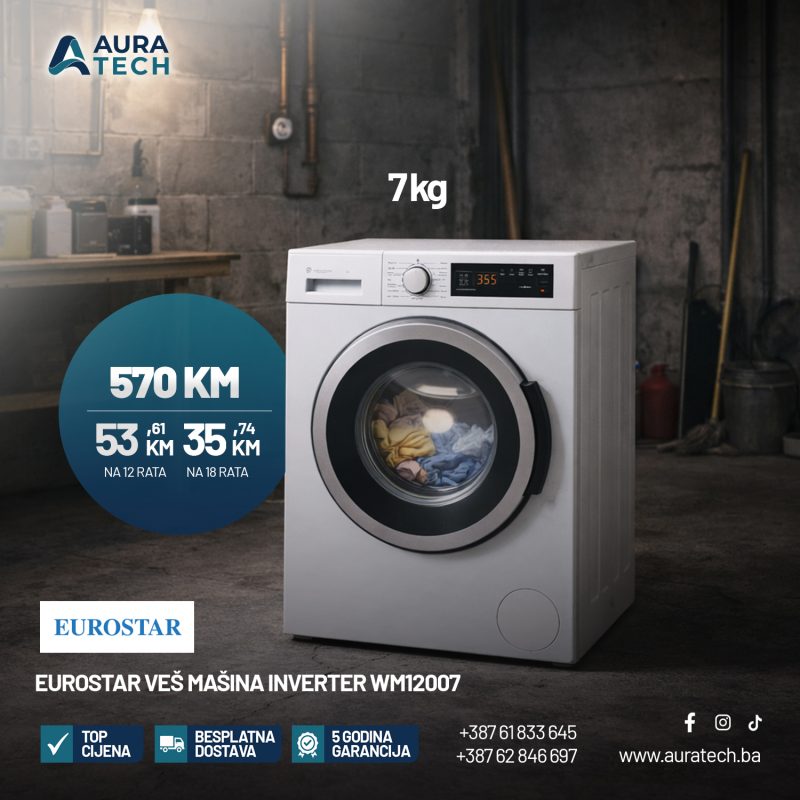 EUROSTAR VEŠ MAŠINA INVERTER WM12007