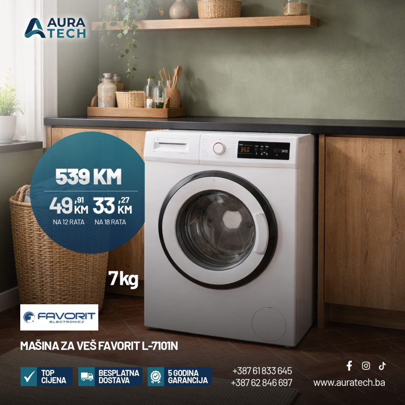 MAŠINA ZA VEŠ FAVORIT L-7101N