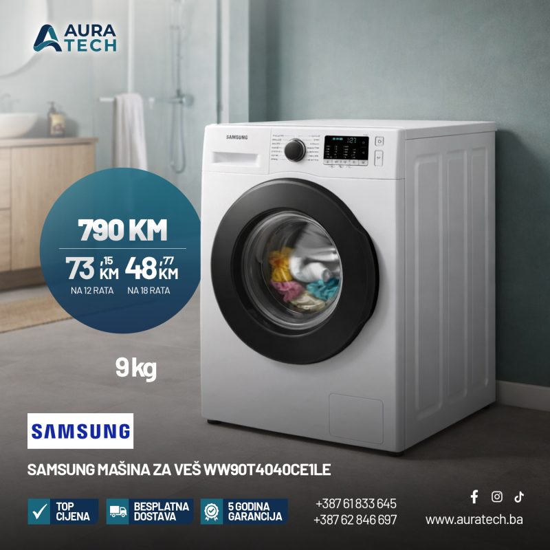 SAMSUNG MAŠINA ZA VEŠ WW90T4040CE1LE