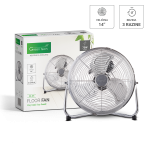 GREEN TECH FE-35 Podni Ventilator 14" 70 W – Bakreni Motor, Krom - Slika 9