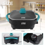 WINNING STAR – Električna pizza tava 6.5L, 1600W - ST9802 - Image 6
